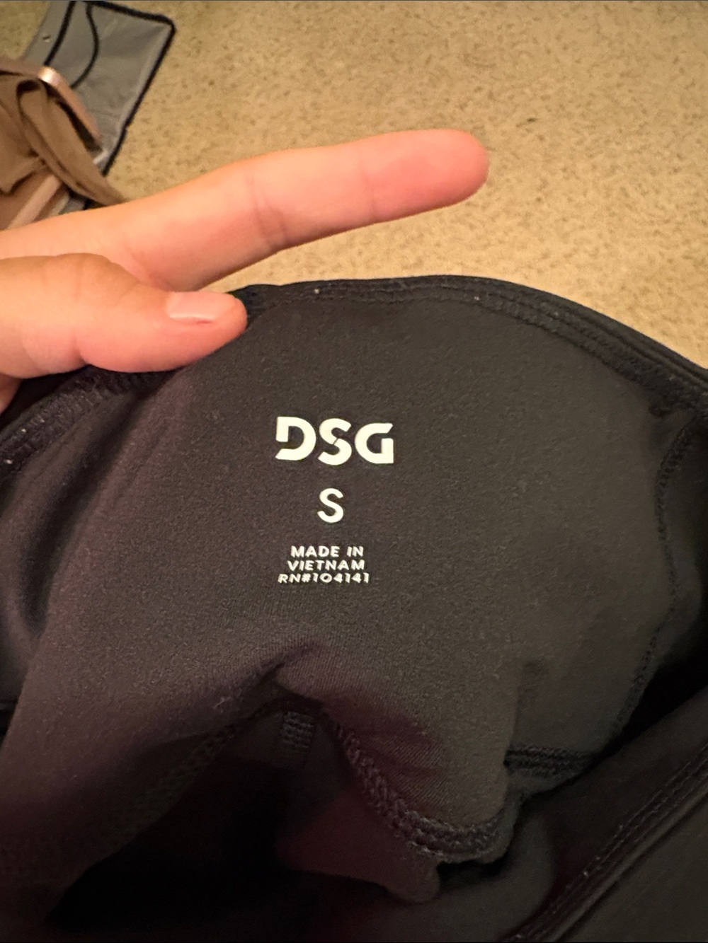 DSG Black Performance Active Top